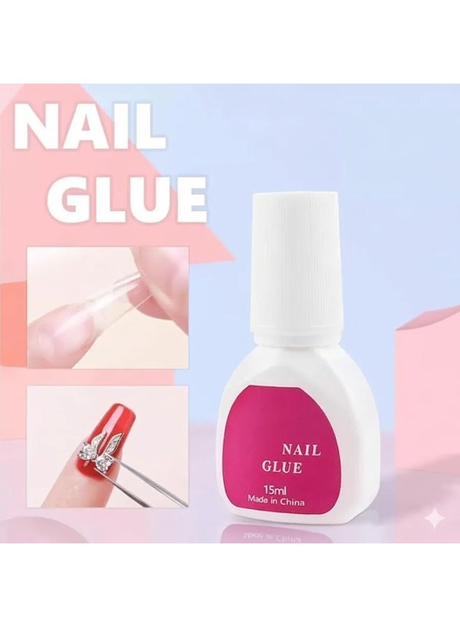 تشويس غراء أظافر جل عالي الجودة وفعال. يتميز بقوة التصاق عالية وجفاف سريع، عبوة15مل.عبوه 3 قطعة - Image 5